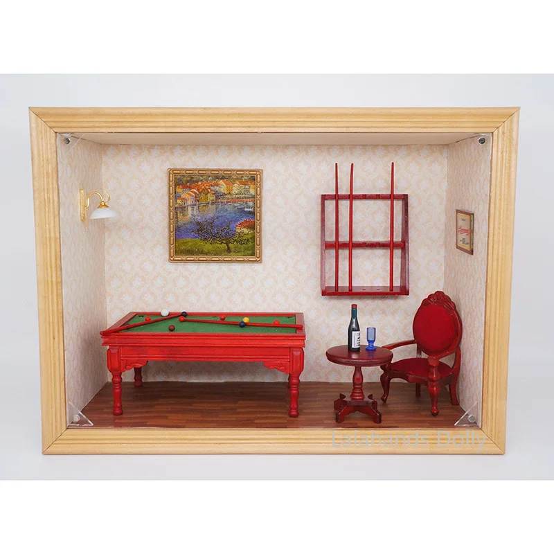 Table Tennis Live - 1:12 Dollhouse Stylish Imitation Table Tennis