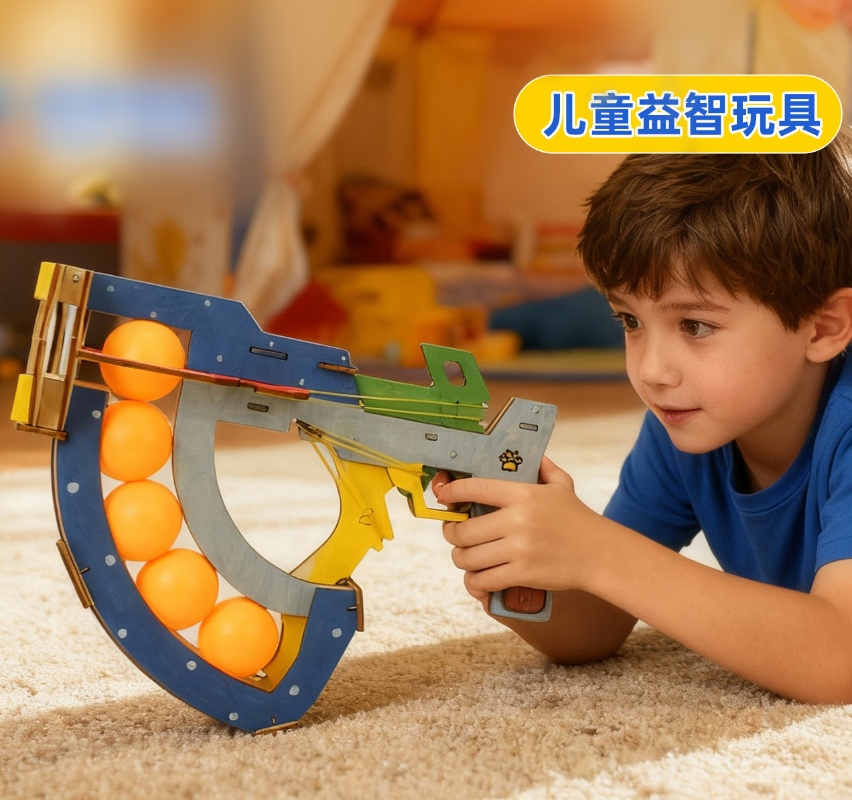 Table Tennis Gun - Children's Educational Toys DIY Table Tennis