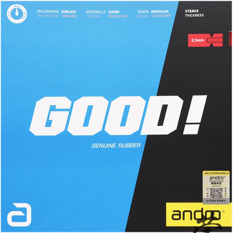Table Tennis Games - Andro GOOD Table Tennis Rubber Non