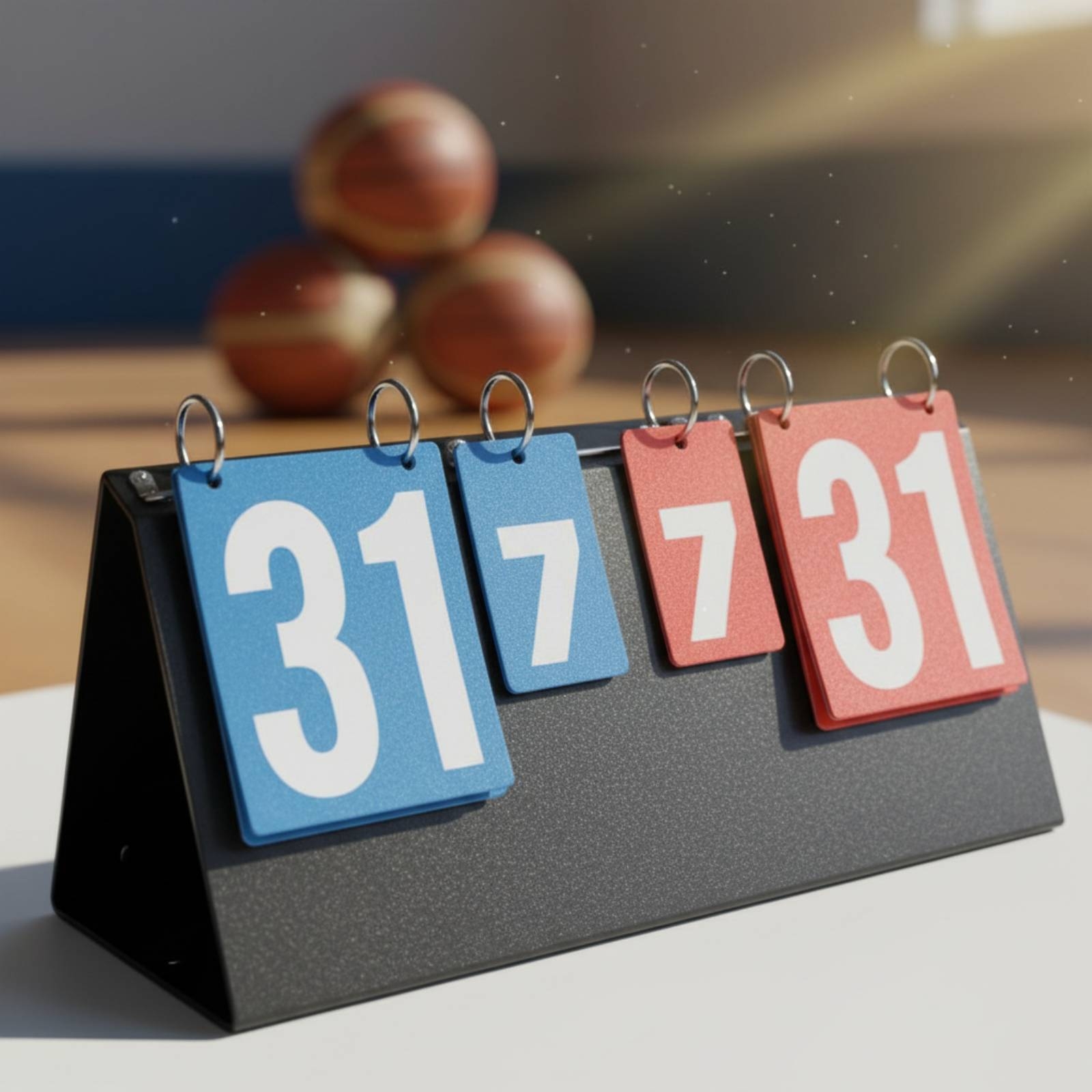Table Tennis Scoreboard - Portable Flip Scoreboard Multi-Sport Flip Scoreboard