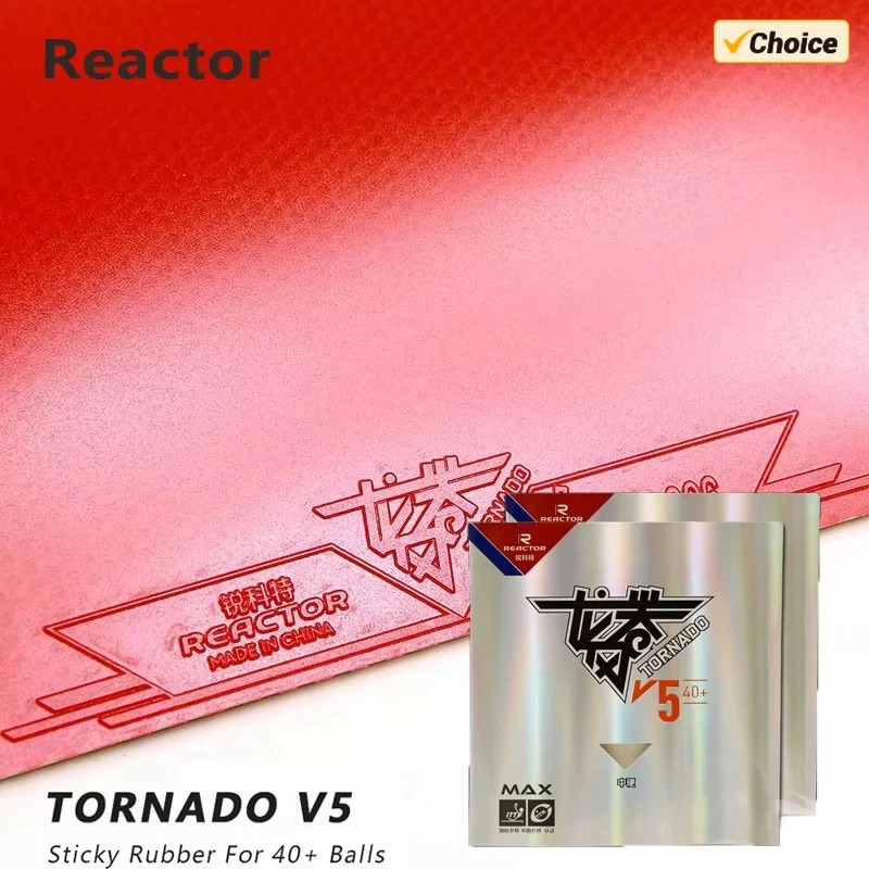 Table Tennis Games - REACTOR Tornado V5 Table Tennis Rubber