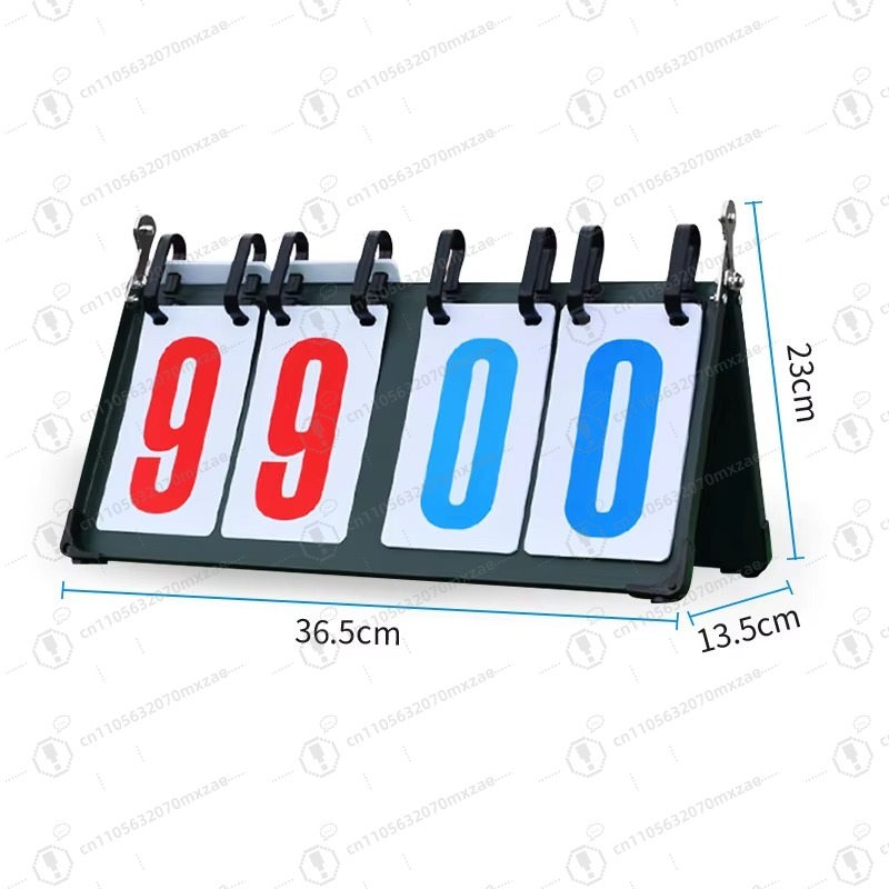Table Tennis Scoreboard - Desktop flip portable scoreboard, volleyball table