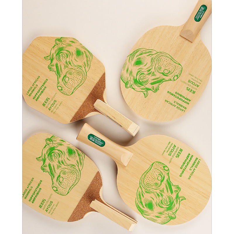 JEELS Green Hippo 1 Ply Ayous  - Table Tennis Blades review and price
