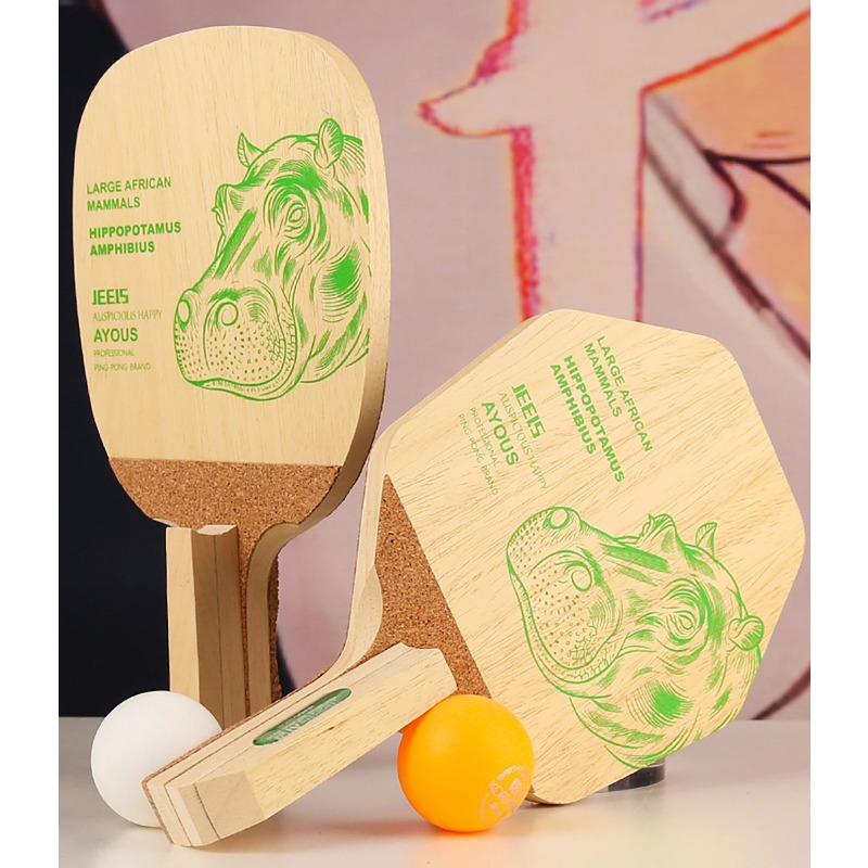 JEELS Green Hippo 1 Ply Ayous  - Table Tennis Blades review and price