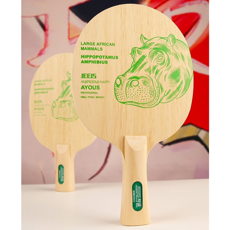 JEELS Green Hippo 1 Ply Ayous  - Table Tennis Blades review and price