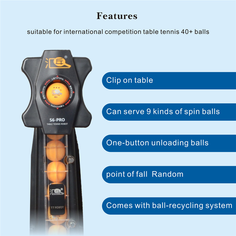 HUIPANG S6-PRO Table Tennis Ro - Table Tennis Gun review and price