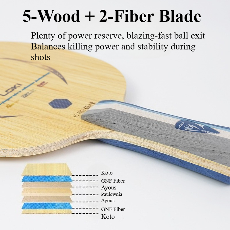 LOKI Kirin K5 PRO Table Tennis - Table Tennis Blades review and price