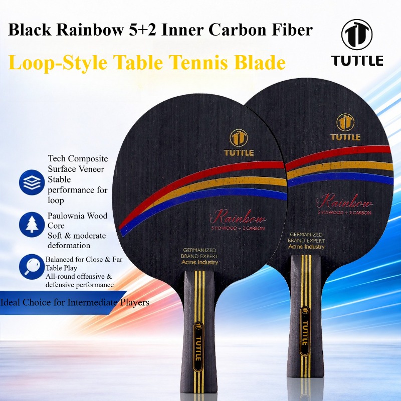 TUTTLE Black Rainbow Inner Car - Table Tennis Player review and price
