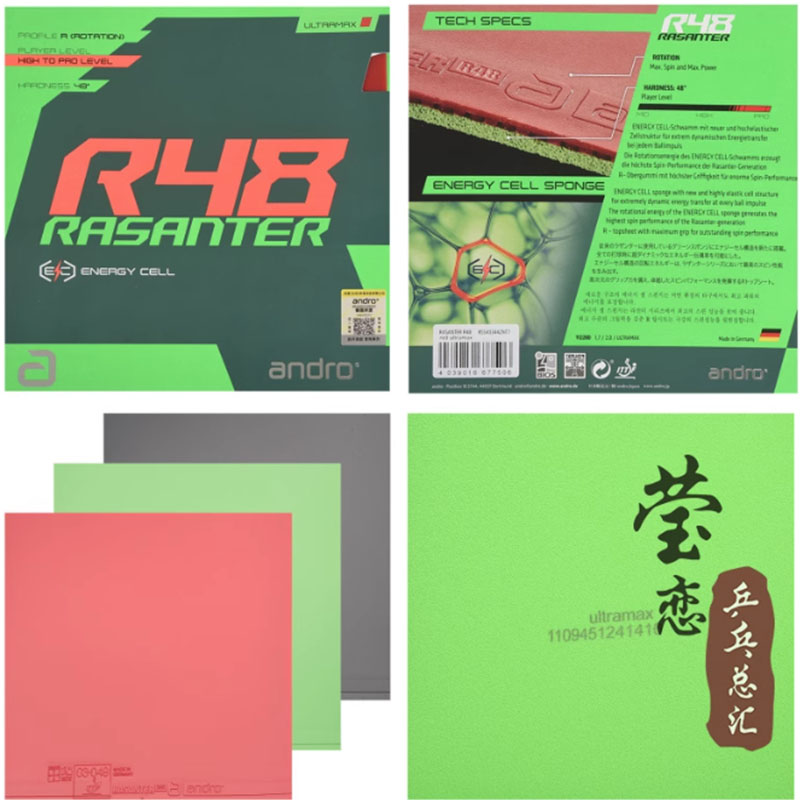 Andro Rasanter R45 47 50 C45 4 - Table Tennis Games review and price
