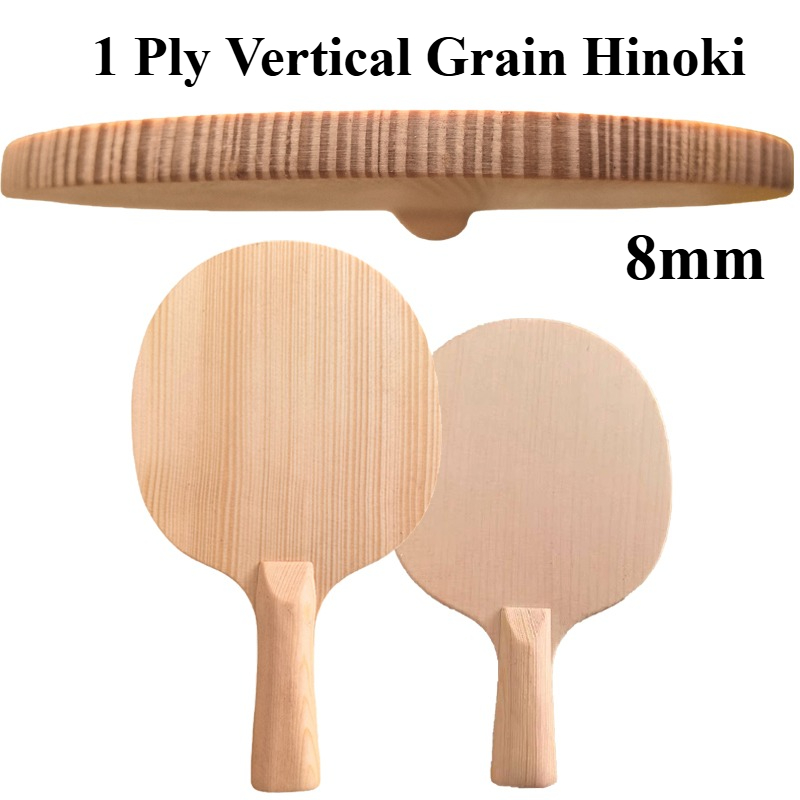 1-Ply 8mm Vertical Grain Hinok - Table Tennis Blades review and price