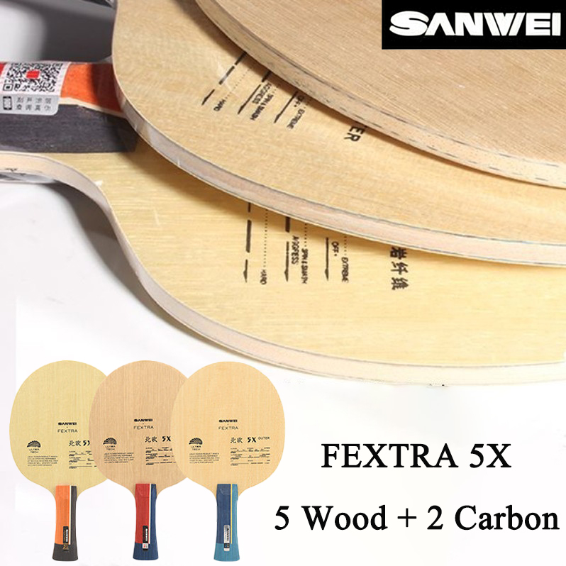 SANWEI FEXTRA 5X Blue/Yellow A - Table Tennis Blades review and price